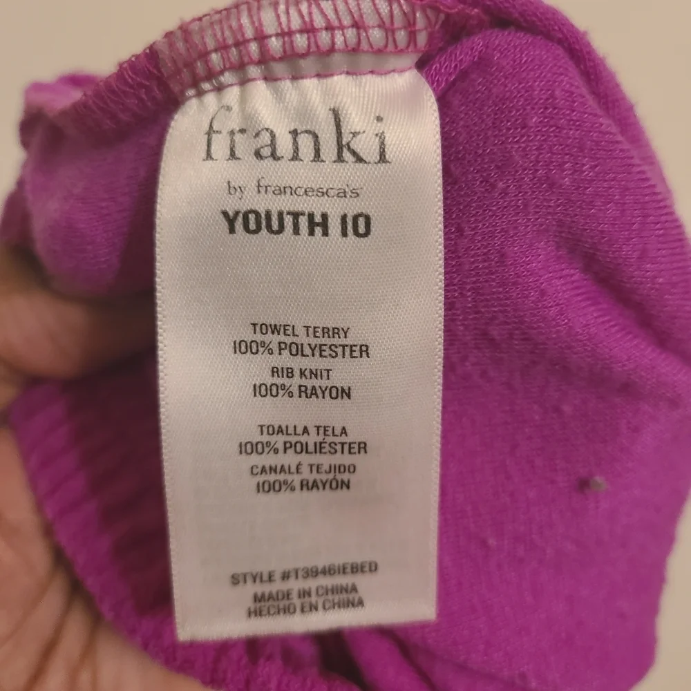 Franki for Francesca's | Fuchsia Pink Terry Cloth Athleisure Shorts (Size 10)
